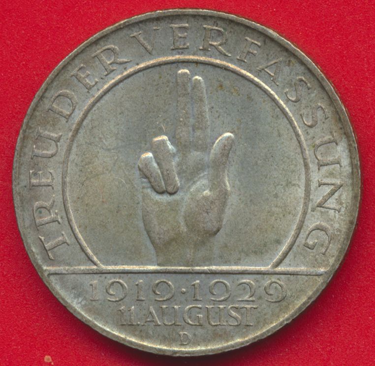 allemagne-3-mark-1929-d