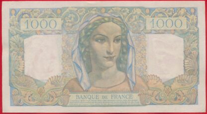 1000  Francs - Minerve et Hercule - 1949 – Image 2