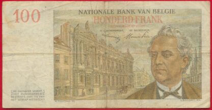 BELGIQUE - 100 Francs - 1953 – Image 2