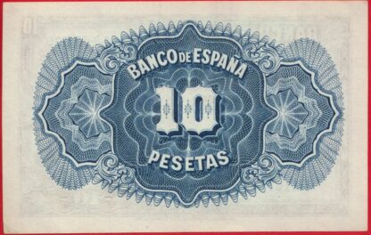 ESPAGNE - 10 Pesetas - 1935 – Image 2