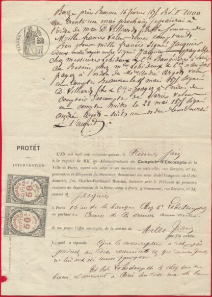 COPIE - Paire 50 C sur document – Image 2