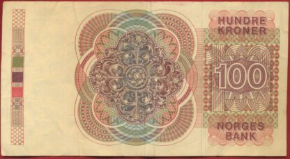 NORVEGE - 100 Krone - 1980 – Image 2