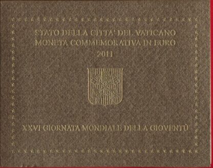 VATICAN - 2 EURO - XXVI Journées Mondiales de la Jeunesse - 2011 – Image 2