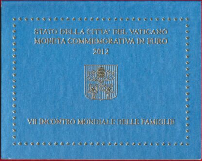 VATICAN - 2 EURO - 4ème Rencontre Mondiale des Familles - 2012 – Image 2