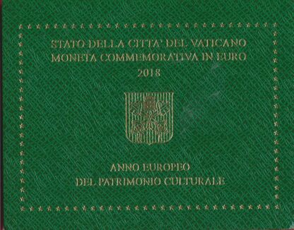 VATICAN - 2 EURO - Année Européenne du Patrimoine Culturel - 2018 – Image 2