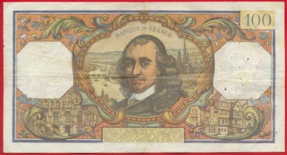 100 Francs Corneille - 1966 – Image 2
