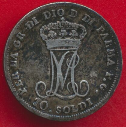 ITALIE - Parme - 10 Soldi - 1815 – Image 2