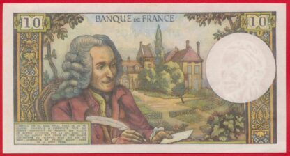 10 Francs - Voltaire – 1971 – Image 2