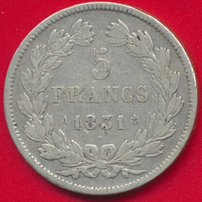 LOUIS-PHILIPPE 1er - 5 Francs 1831 A – Image 2
