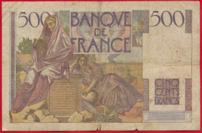 500 Francs Chateaubriand - 1948 – Image 2