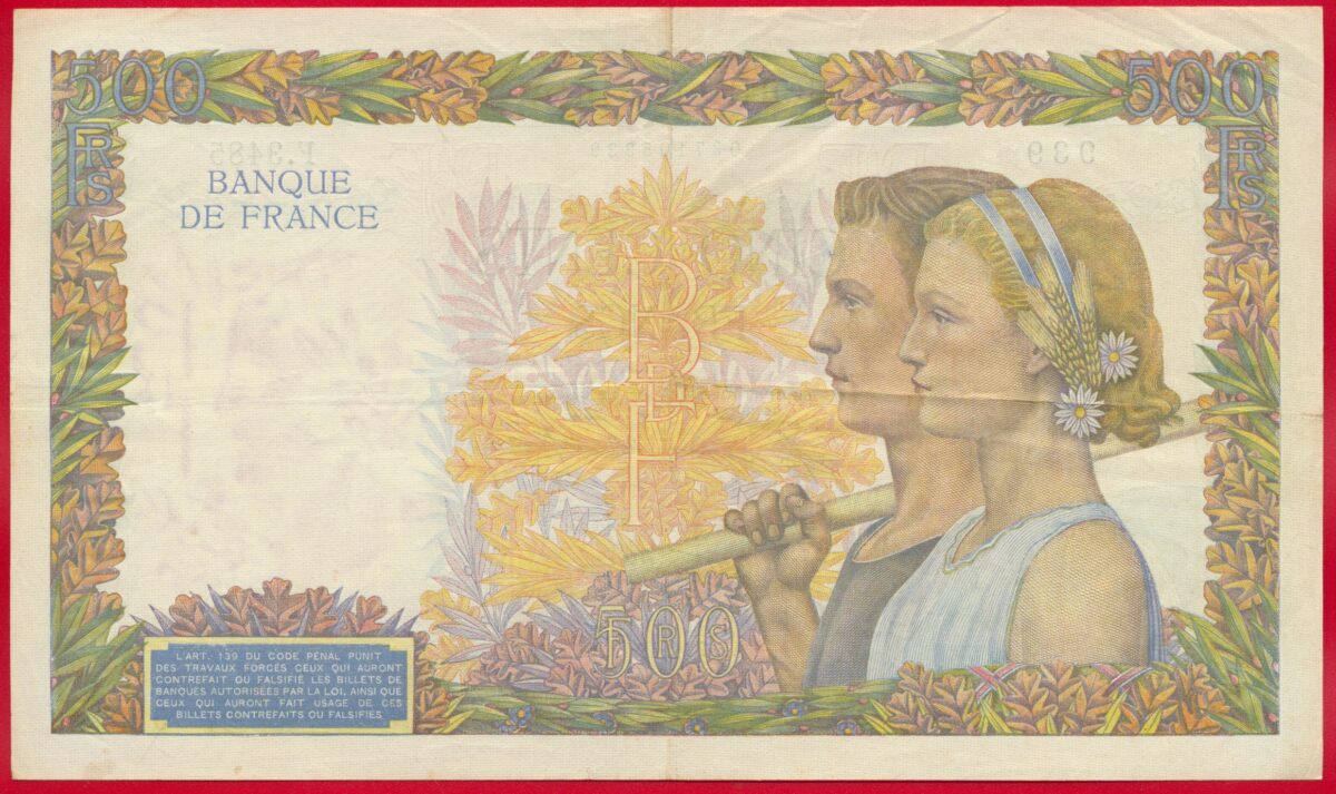 500-francs-la-paix-28-8-1941-5939
