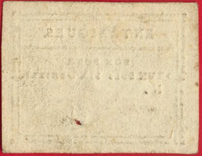 Entraigues - Assignat - Deux sols six deniers – Image 2