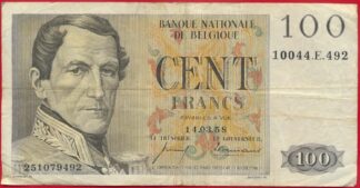 belgique-100francs-14-3-1958-9492