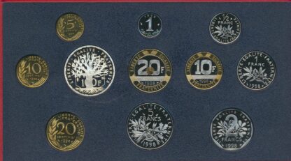 FRANCE - Coffret BE Francs - 1998 – Image 2