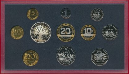 FRANCE - Coffret BE Francs - 2001 – Image 2