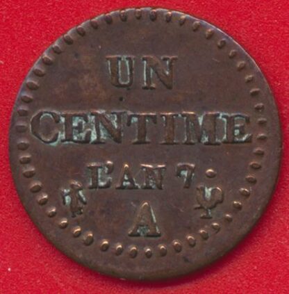 1 Centime Dupré - An 7 - Paris – Image 2