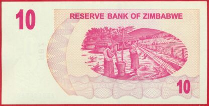 ZIMBABWE - 10 Dollars - 2006 – Image 2