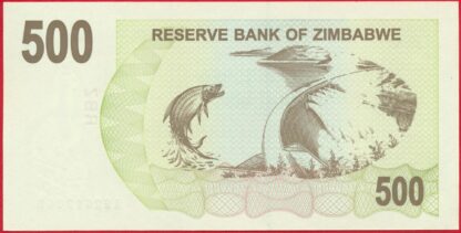 ZIMBABWE - 500 Dollars - 2006 – Image 2