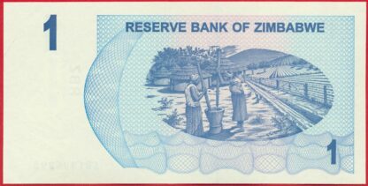 ZIMBABWE - 1 Dollar - 2006 – Image 2