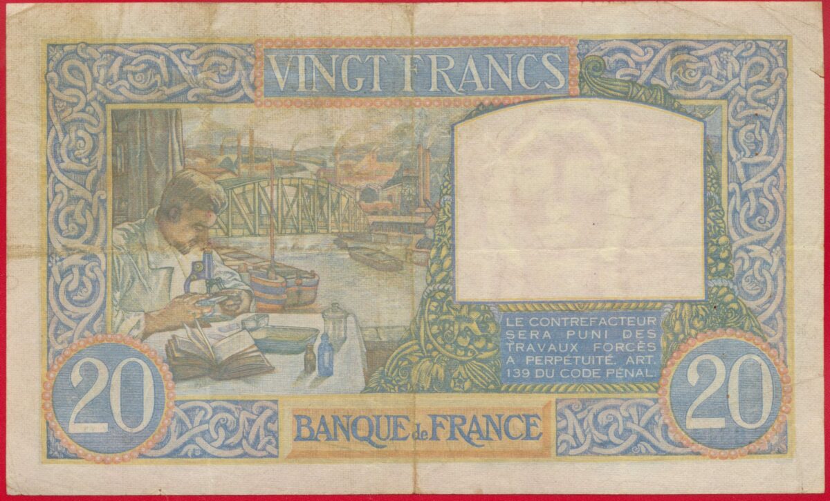20-francs-science-travail-30-10-1941-3373