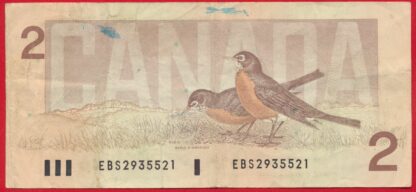 CANADA - 2 Dollars - 1986 – Image 2