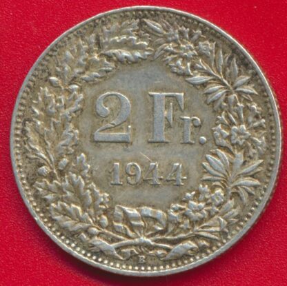 SUISSE - 2  Francs - 1944 – Image 2