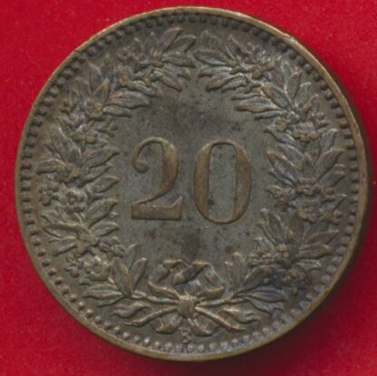 SUISSE - 20 Rappen - 1859 – Image 2