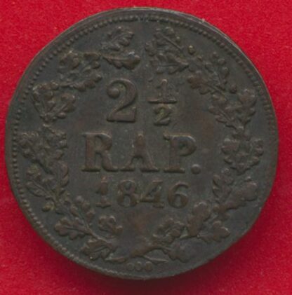 SUISSE - Canton de Fribourg - 2 1/2 Rappen - 1846 – Image 2
