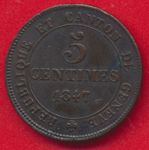suisse-canton-geneve-5-cenitmes-1847