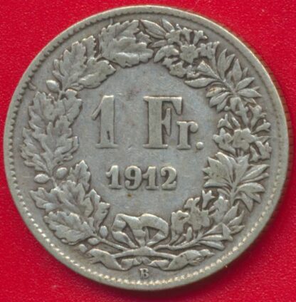 SUISSE - Franc - 1912 – Image 2