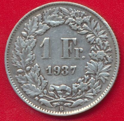 SUISSE - Franc - 1937 – Image 2