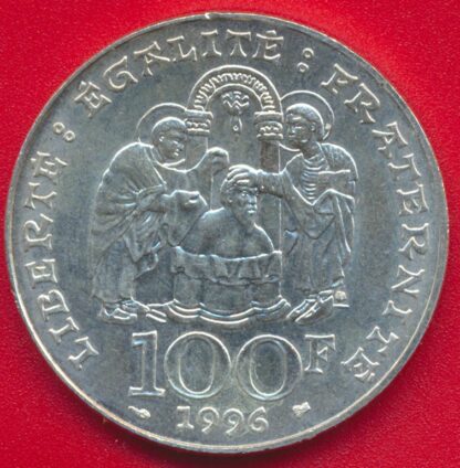 100 Francs Clovis 1996 – Image 2