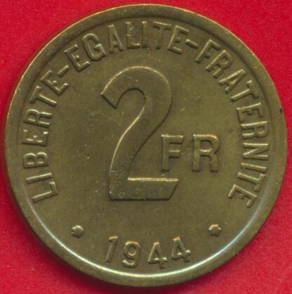 2 Francs - 1944 – Image 2