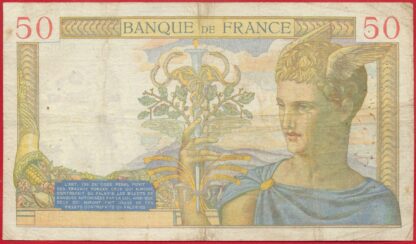 50 Francs - Cérès - 1936 – Image 2