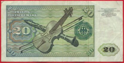 ALLEMAGNE - 20 Mark - 1970 – Image 2