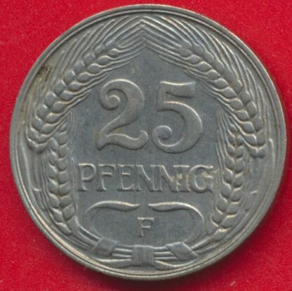ALLEMAGNE - 25 Pfennig - 1912 F – Image 2