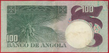 ANGOLA - 100 Escudos - 1973 – Image 2