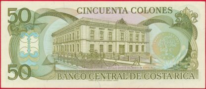 COSTA-RICA - 50 Colones - 1993 – Image 2