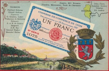 cpa-billet-necessite-un-franc-lyon-chambre-commerce