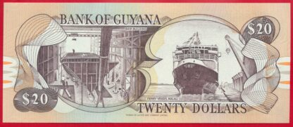 GUYANA - 20 Dollars – Image 2