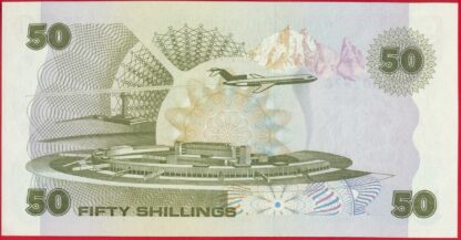 KENYA - 50 Shillings - 1987 – Image 2