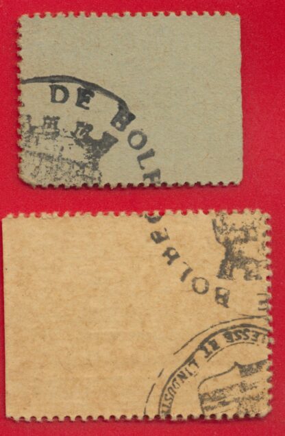 BOLBEC - Lot de 2 bons carton - 1 Centime et 2 Centimes – Image 2