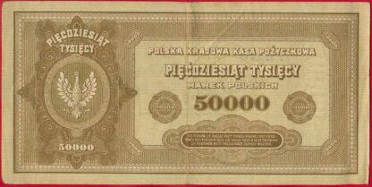 POLOGNE - 50000 Marek - 1922 – Image 2