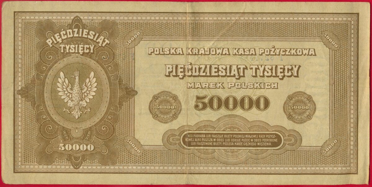 pologne-50000-marek-10-10-1922