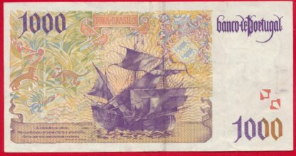 PORTUGAL - 1000 Escudos - 1998 – Image 2