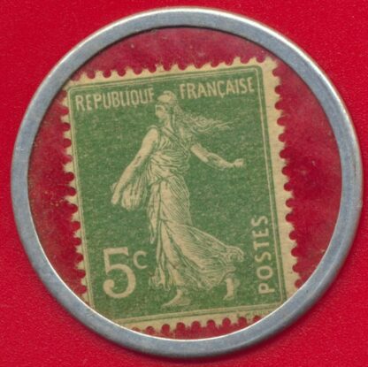 Timbre-Monnaie - Crédit Lyonnais - 5 Centimes – Image 2