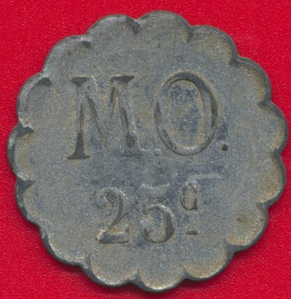 NANTES - Messageries de l'Ouest - 25 Centimes – Image 2