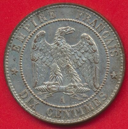 Napoléon III - 10 Centimes - 1853 - argentée – Image 2