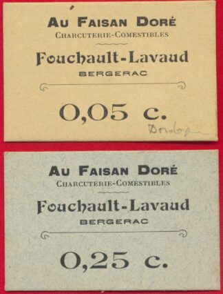 billet-necesstie-ticket-carton-bergerac-faisan-dore-fouchault-lavaud-charcuterie-0.05-c-0.25-c
