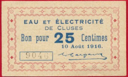 billet-necesstie-ticket-carton-eau-electricite-cluses-25-c-10-aout-1916-9046